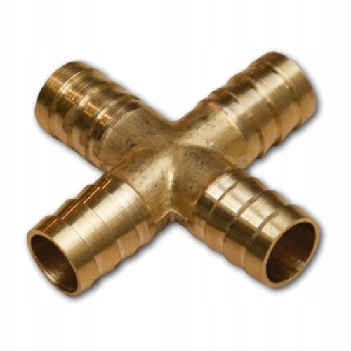 Соединение для шланга X-образное латунь 10 мм
