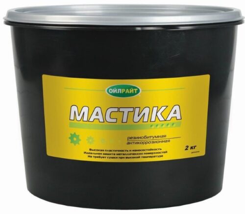Мастика резино-битумная 2000 гр. ТУ 38 30522-89